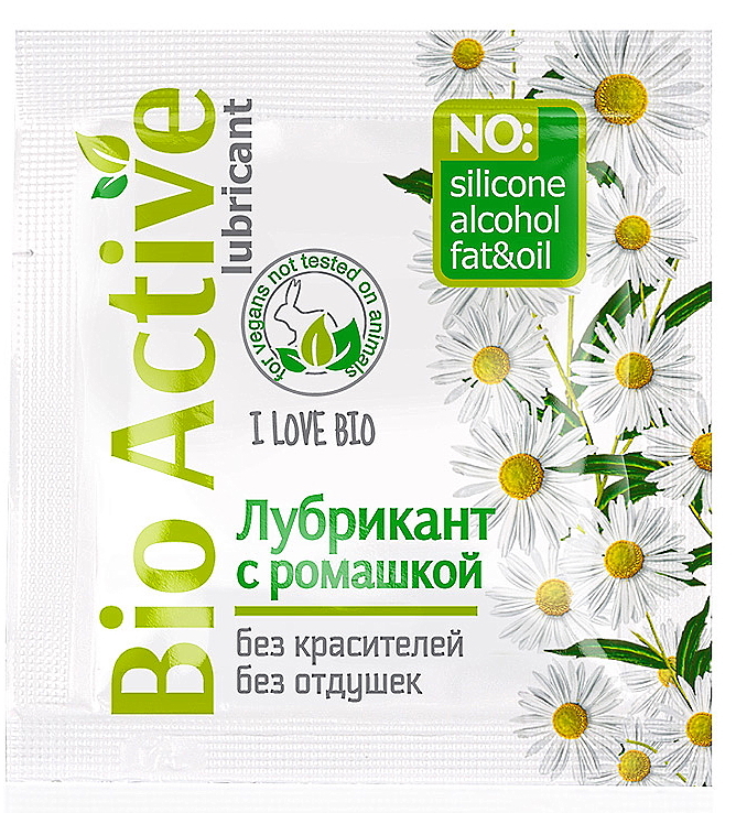 Лубрикант с ромашкой и пантенолом Bio Active 3 гр, пробник