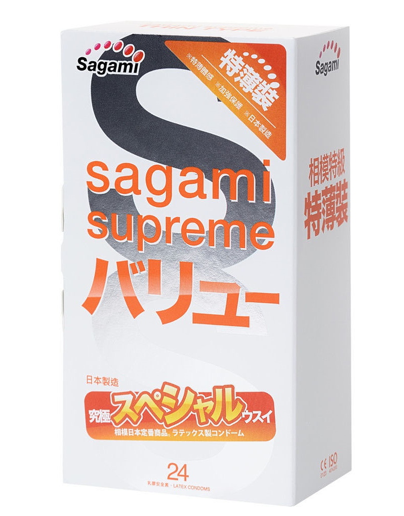 Презервативы ультратонкие Sagami Xtreme 24 шт