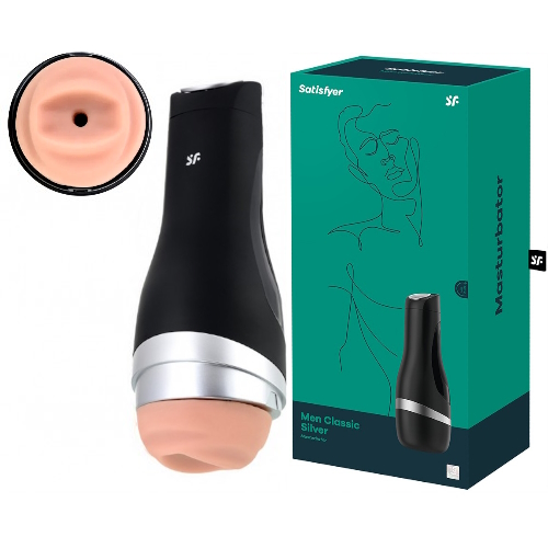 Мастурбатор в колбе Satisfyer Men Classic Silver