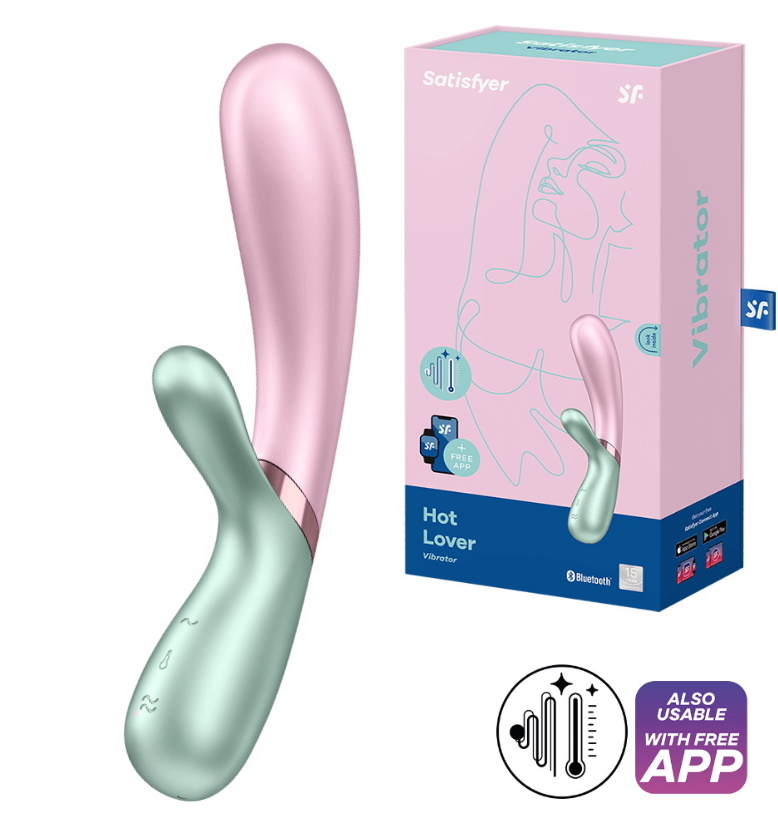 Смарт-вибратор с функцией нагрева Satisfyer Hot Lover мятно-розовый