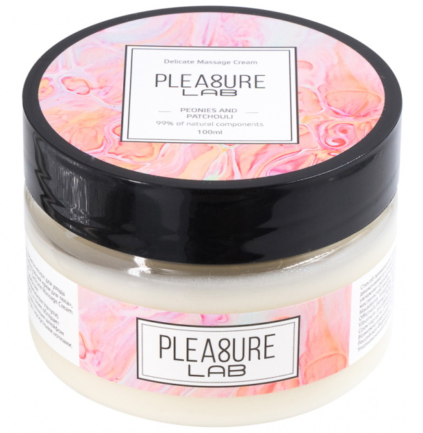 Массажный крем с афродизиаком Pleasure Lab Delicate пионы и пачули 100 мл