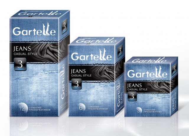 Презервативы Gartelle №12 Jeans casual style