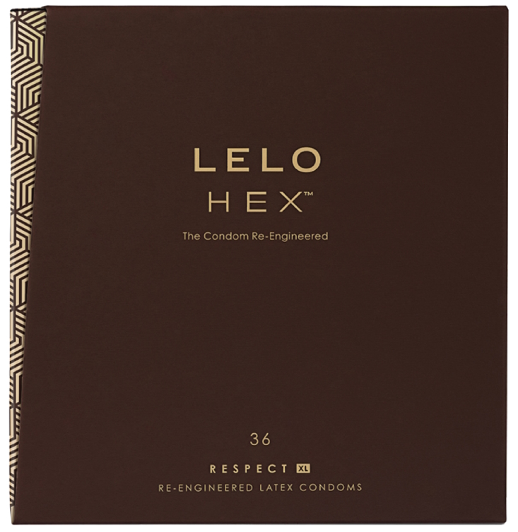 Презервативы Lelo Hex Respect XL увеличенного размера 36 шт