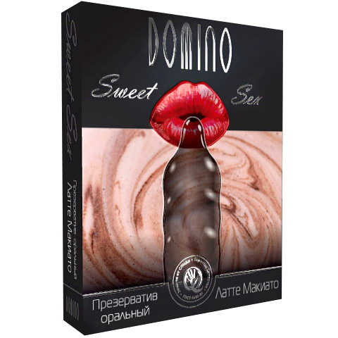 Оральные презервативы Domino Sweet Sex Латте Макиато 3 шт