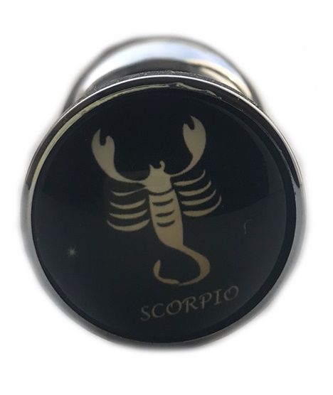 Анальная пробка из стали Zodiac Scorpio S