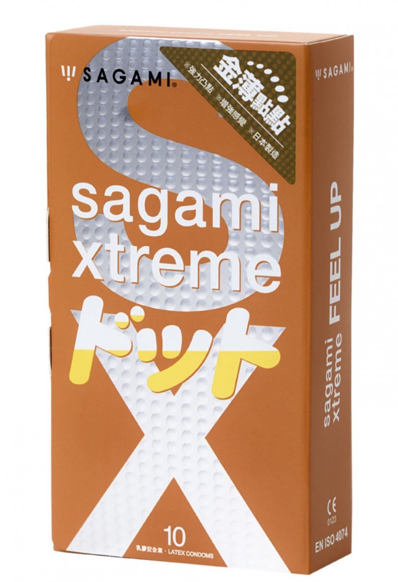 Презервативы усиливающие ощущения Sagami Xtreme Feel Up 10 шт