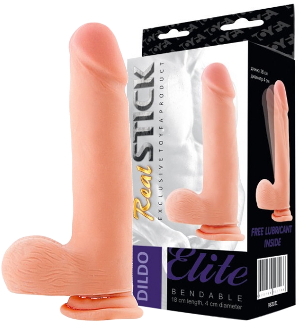 Реалистичный фаллоимитатор с хребтом Toyfa Realstick Elite Dildo