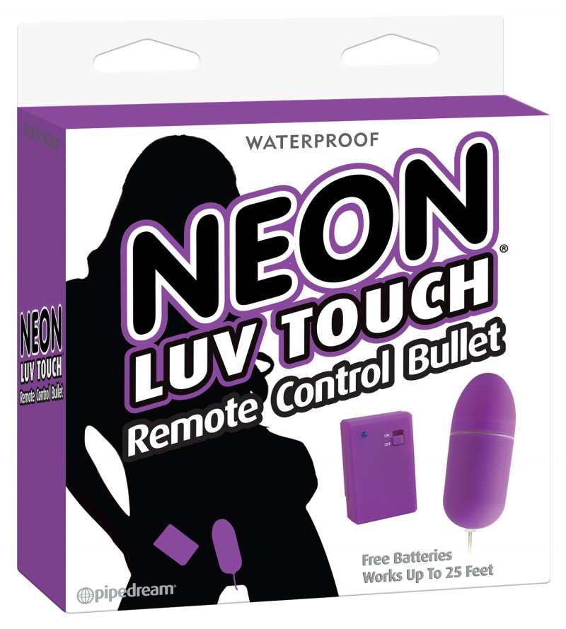 Виброяйцо на дистанционном управлении Neon Luv Touch Remote Control Bullet Purple