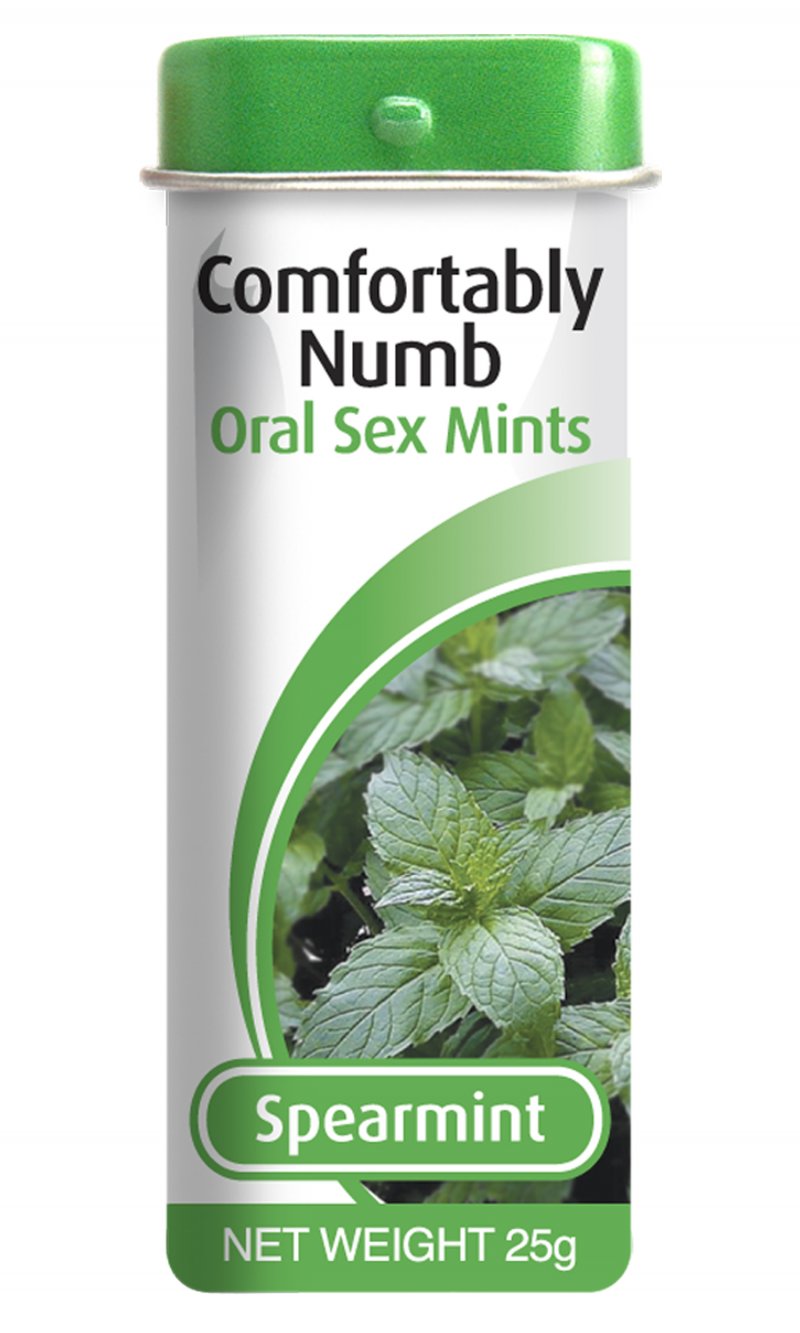 Леденцы для глубокого минета со вкусом мяты Comfortably Numb Oral Sex Mints 25 гр