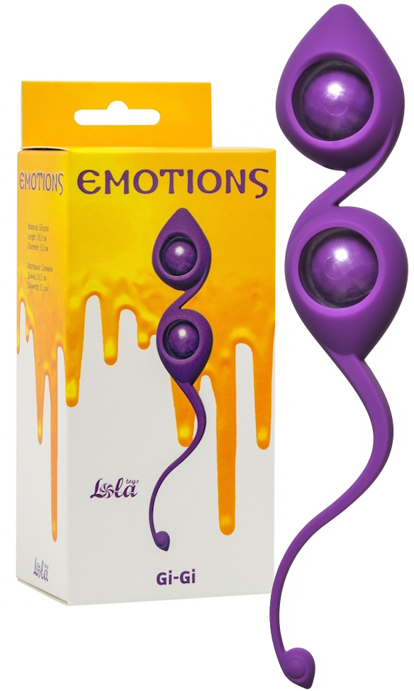 Вагинальные шарики Emotions Gi-Gi Purple