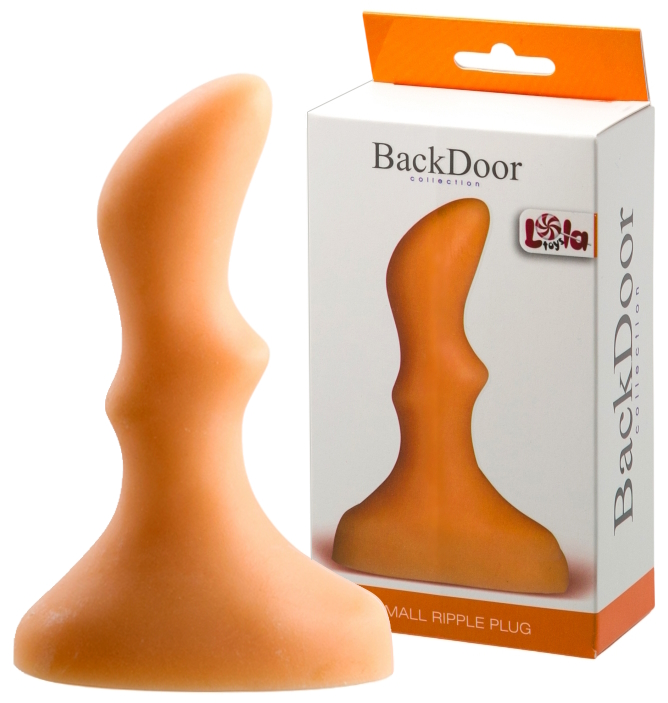 Анальная втулка с рельефом Small Ripple Plug Flash