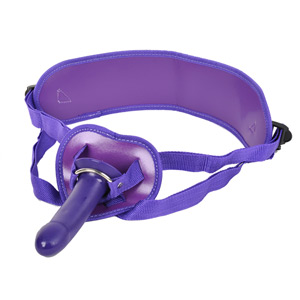 Страпон для начинающих Fetish Rider G-Spot Strap On фиолетовый