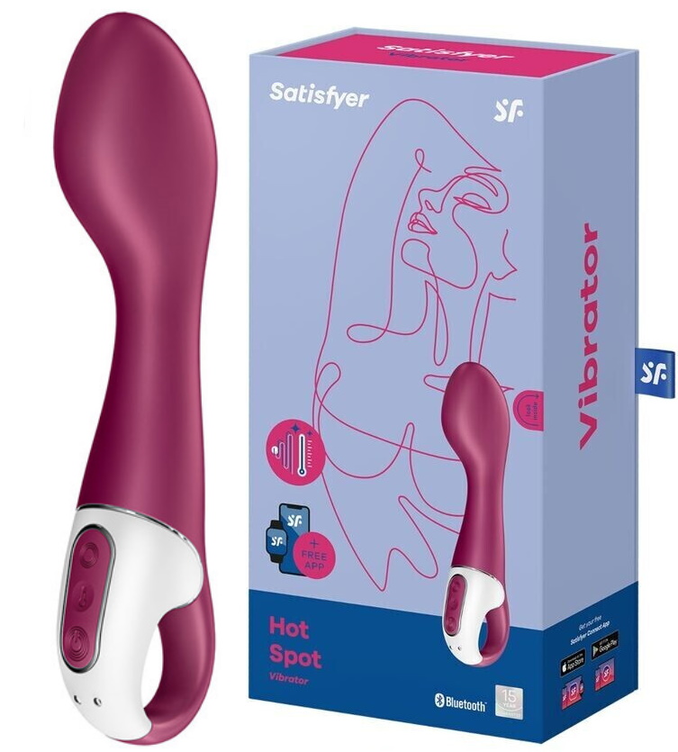 Смарт-вибратор с подогревом для зоны G Satisfyer Hot Spot