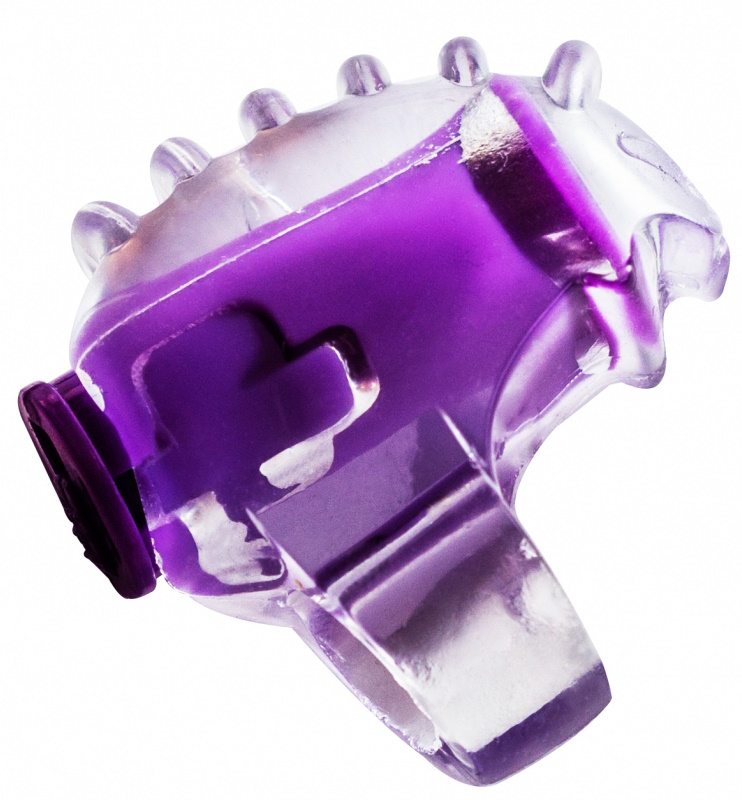 Насадка на палец с вибрацией Rings Chillax фиолетовая