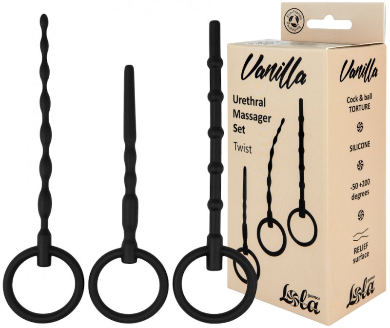 Набор силиконовых уретральных бужей Vanilla Twist
