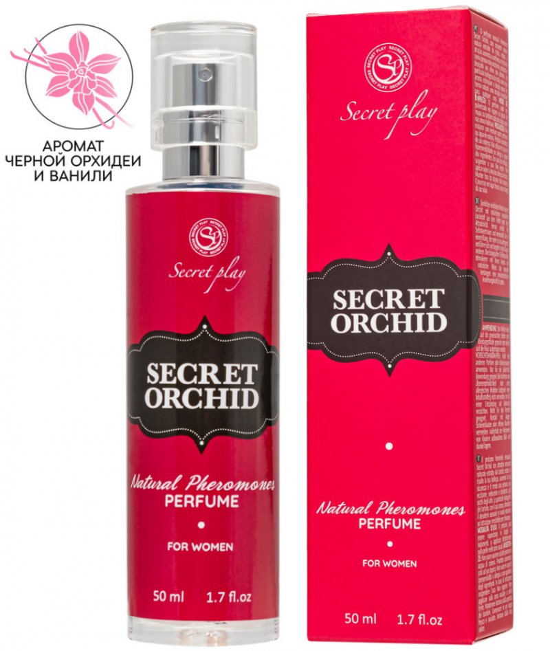 Парфюмированный спрей с феромонами Secret Orchid Natural Черная Орхидея и Ваниль 50 мл