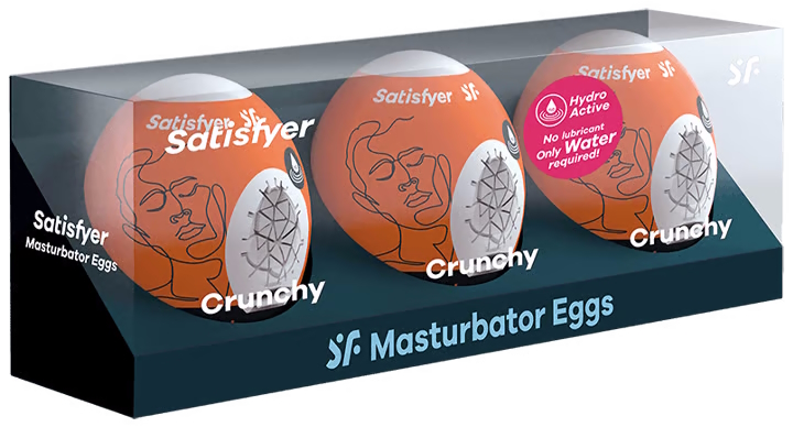 Набор яиц-мастурбаторов Satisfyer Masturbator Eggs Crunchy 3 шт