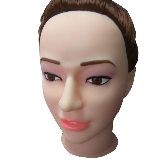 Кукла шатенка для секса с вибрацией 3D Face Love Doll