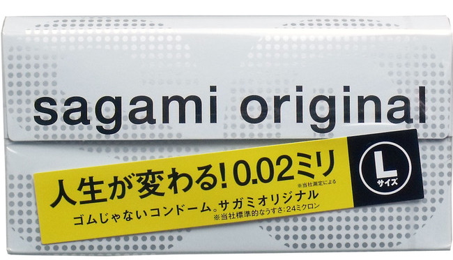 Полиуретановые презервативы Sagami Original 0,02 L-size 6 шт