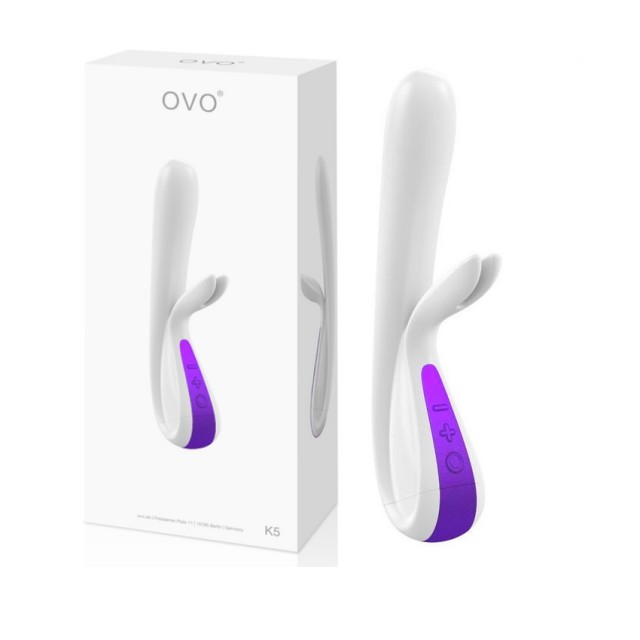 Вибратор Ovo Rabbit K5 фиолетовый