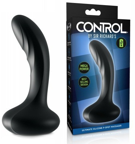 Перезаряжаемый вибромассажер для стимуляции простаты Sir Richard's Control Ulitimate Silicone P-Spot Massager