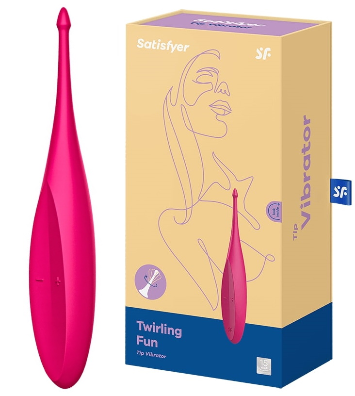 Точечный вибростимулятор Satisfyer Twirling Fun фуксия