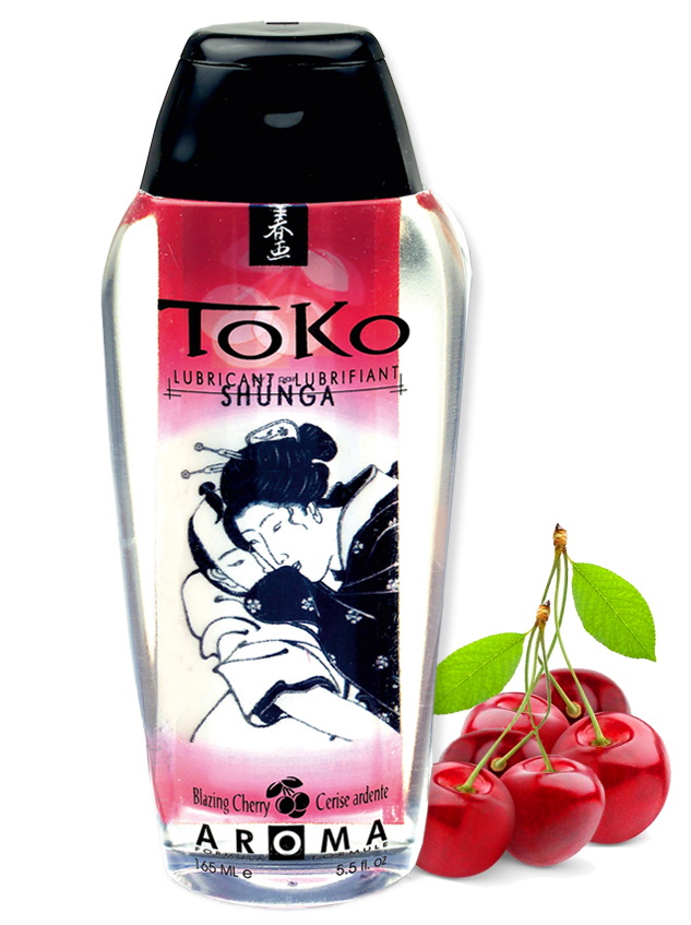 Любрикант Shunga Toko Aroma Blazing Cherry с ароматом вишни 165 мл