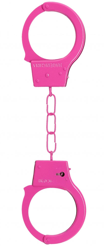 Розовые металлические наручники Ouch Beginners Handcuffs