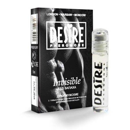 Мужские духи Desire Invisible без запаха 5 мл