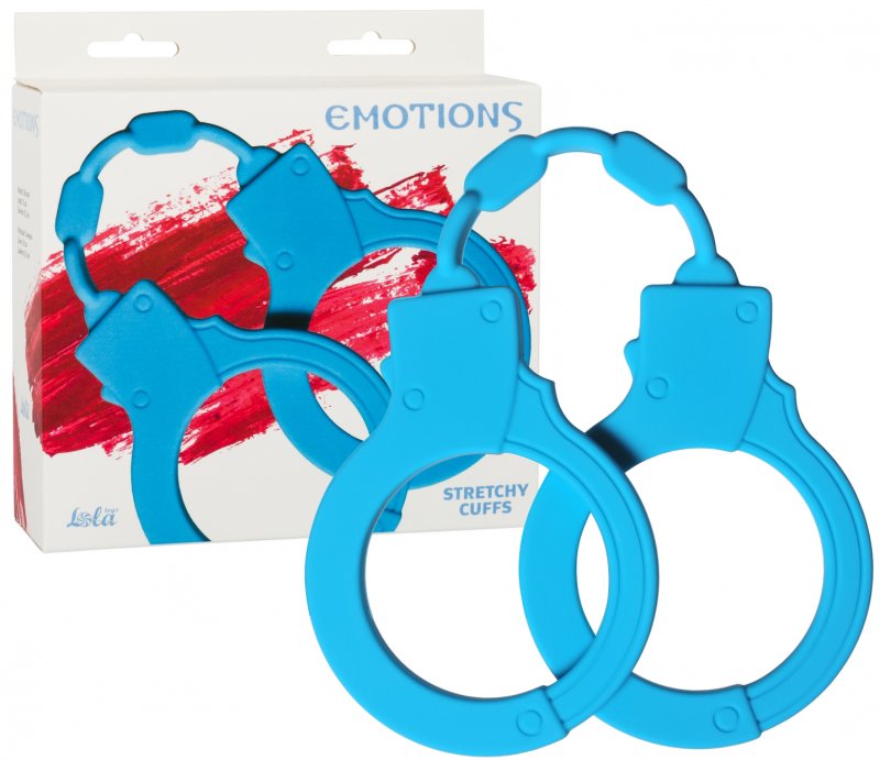 Силиконовые наручники Emotions Stretchy Cuffs Turquoise