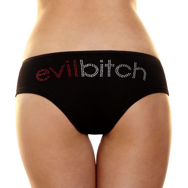 Трусики слип evil bitch S/M