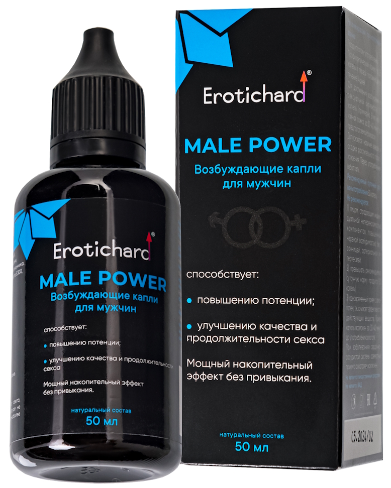 Возбуждающие капли для мужчин Erotichard Male Power 50 мл