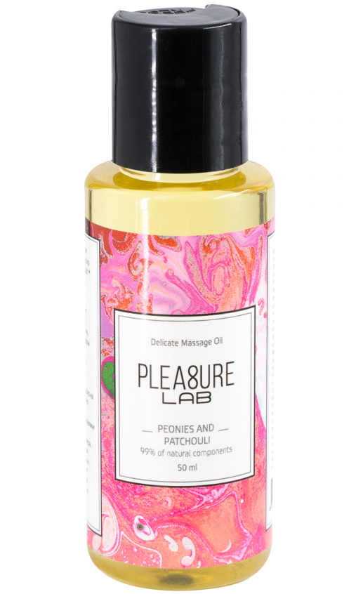 Массажное масло с афродизиаком Pleasure Lab Delicate пионы и пачули 50 мл