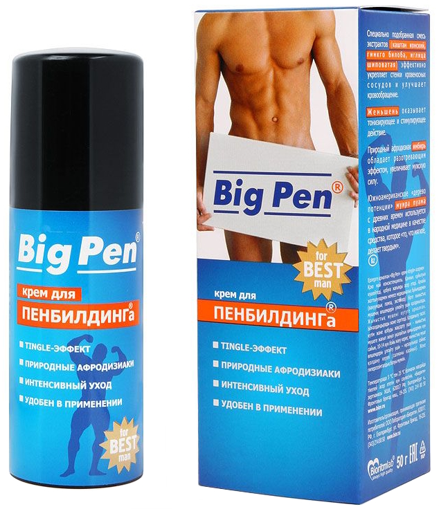 Крем для пенбилдинга Биоритм Big Pen 50 гр