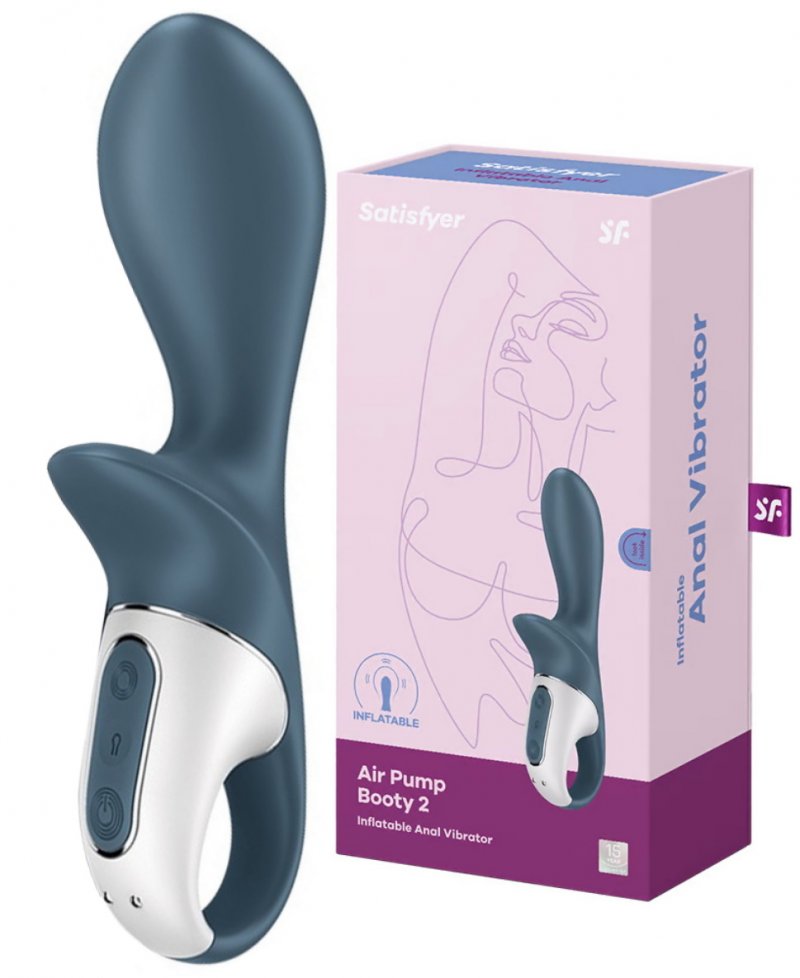 Расширяющийся анальный вибратор Satisfyer Air Pump Booty 2