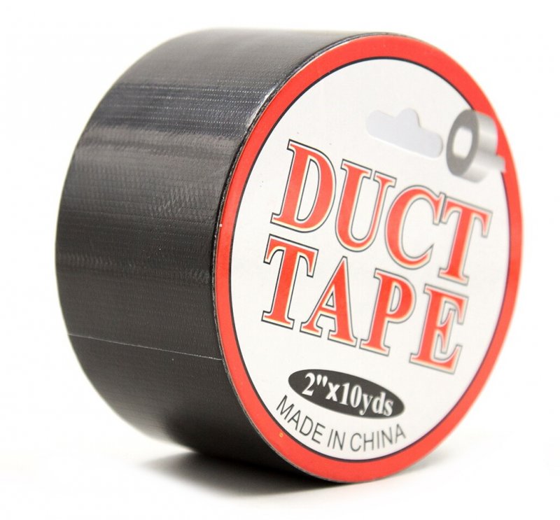 Бондажный скотч Duct Tape черный 15 м