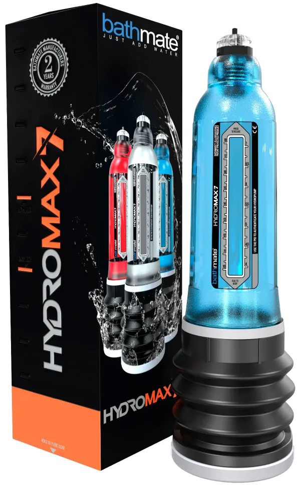 Гидропомпа Bathmate HydroMax7 Aqua синяя