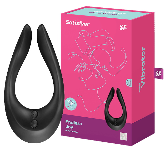 Многофункциональный вибратор для пар Satisfyer Endless Joy черный