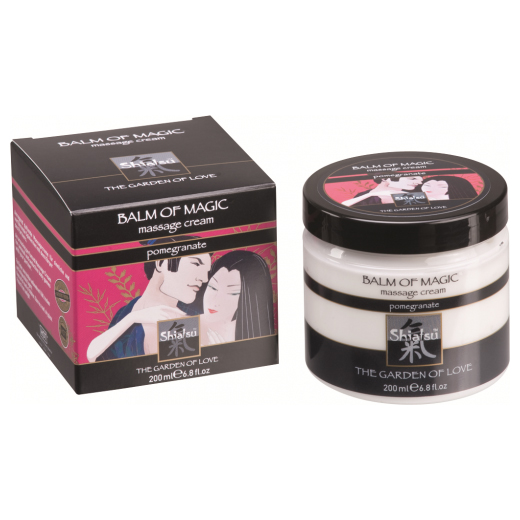 Массажный крем laquo;Магическое удовольствие raquo; 200 мл с запахом граната Shiatsu