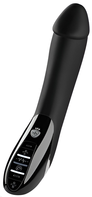 DEMO Вибратор с электростимуляцией Mystim Tickling Truman Black Edition