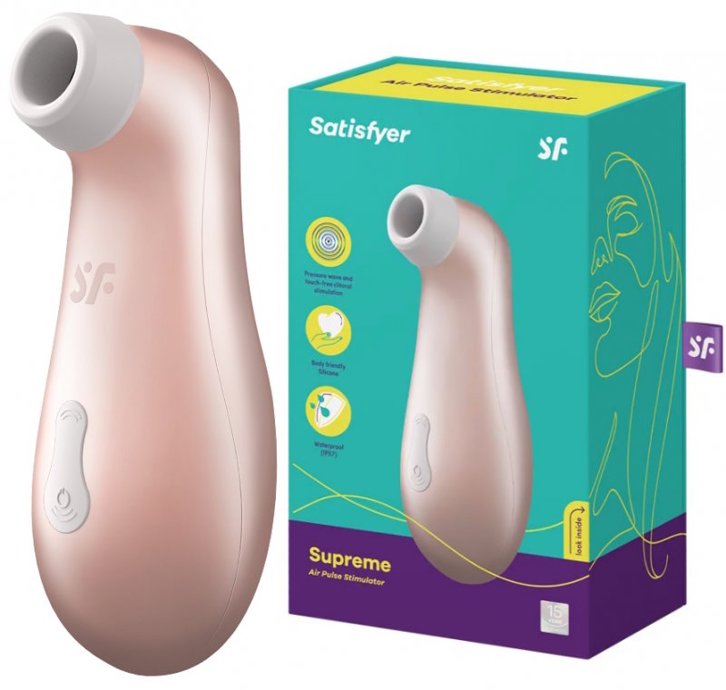 Вакуумно-волновой бесконтактный стимулятор клитора Satisfyer Supreme