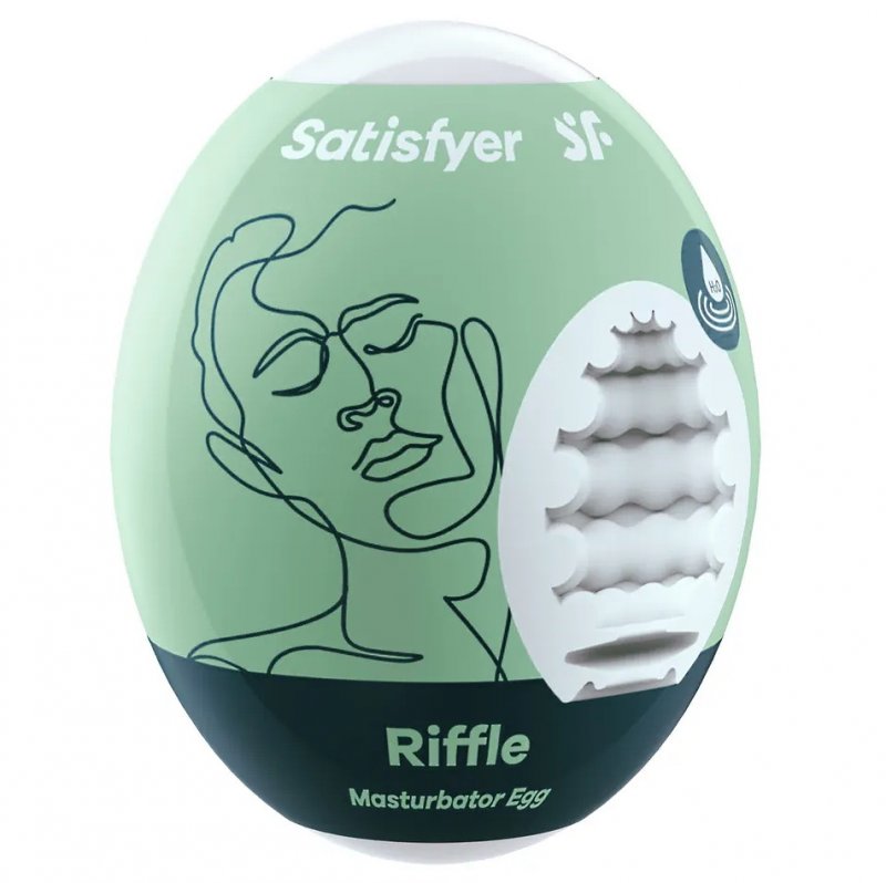 Мастурбатор-яйцо Satisfyer Masturbator Egg Riffle