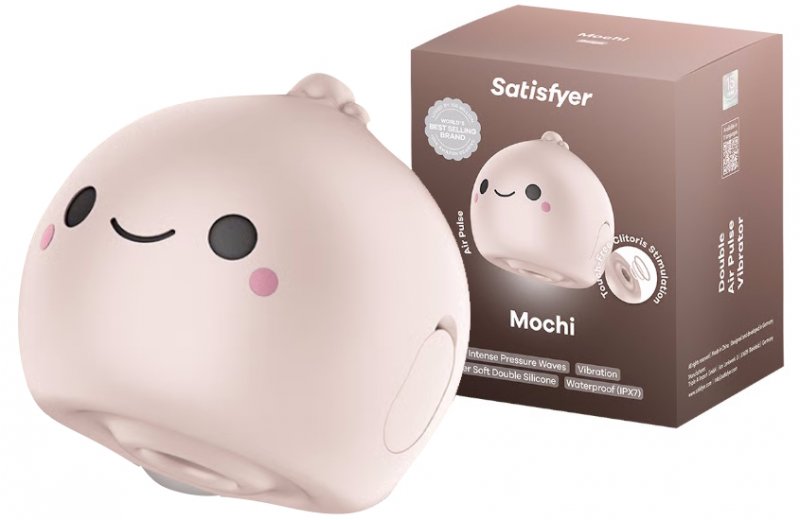 Вакуумно-волновой стимулятор клитора Satisfyer Mochi топленое молоко