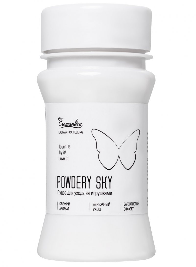 Пудра для ухода за игрушками Eromantica Powdery Sky с ароматом мяты 40 гр