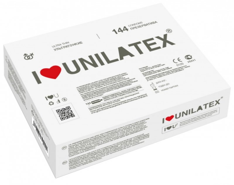 Ультратонкие презервативы Unilatex Ultrathin 144 шт