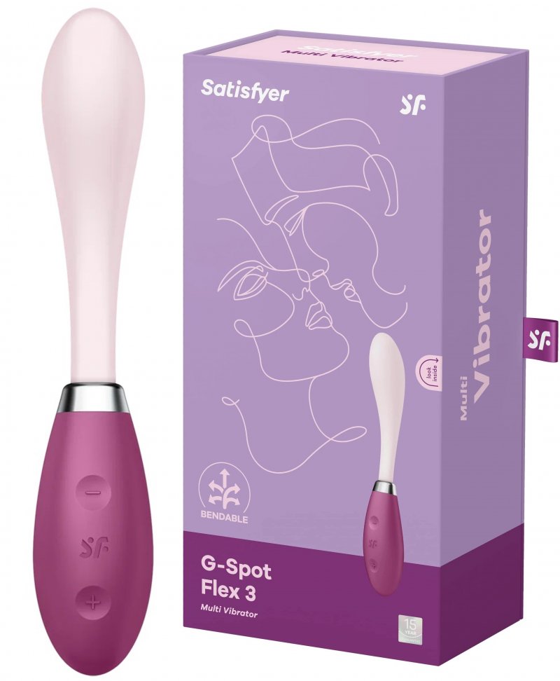 Гибкий вибратор для точки G Satisfyer G-Spot Flex 3 розовый