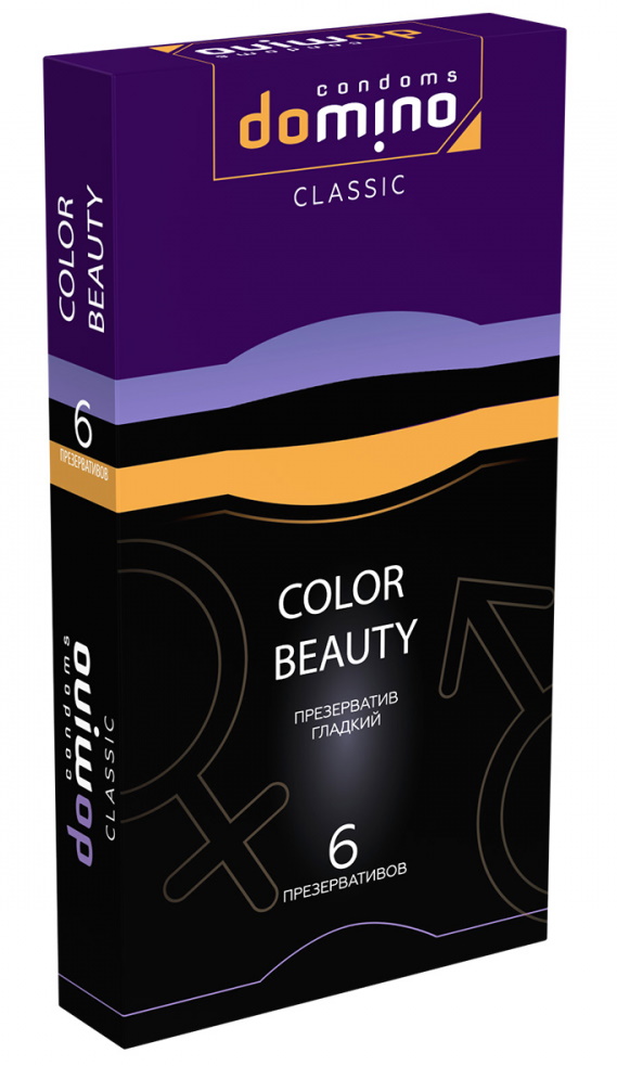 Разноцветные презервативы Domino Classic Colour Beauty 6 шт