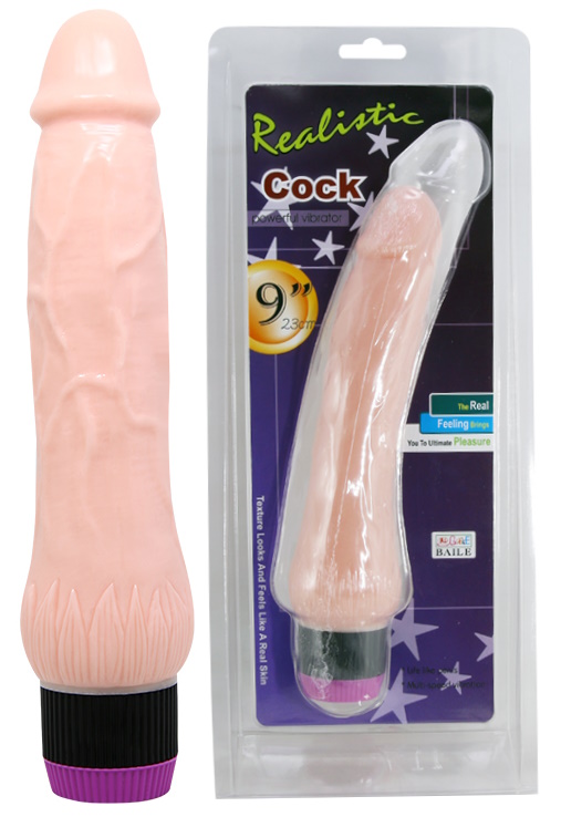 Реалистичный вибратор Realistic Cock 22 см
