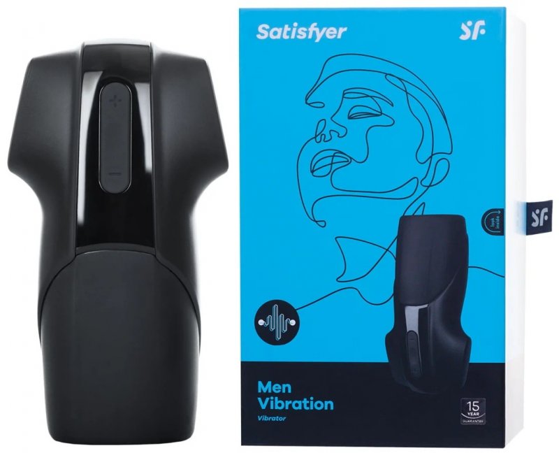 Перезаряжаемый мастурбатор с вибрацией Satisfyer Men Vibration