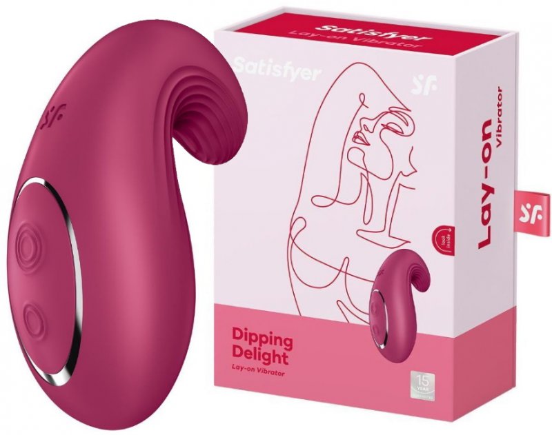 Клиторальный вибростимулятор Satisfyer Dipping Delight розовый